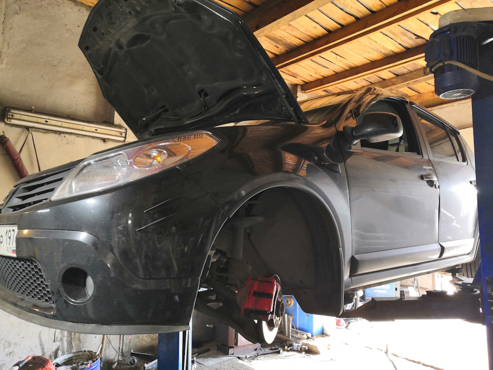 Замена масла в коробке, и колодок. — Renault Sandero 1G, 1,6 л, 2011 ...