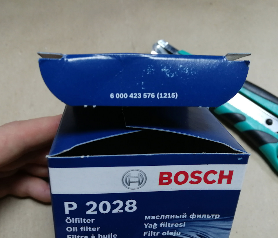 Масляный фильтр Bosch P 2028 — DRIVE2