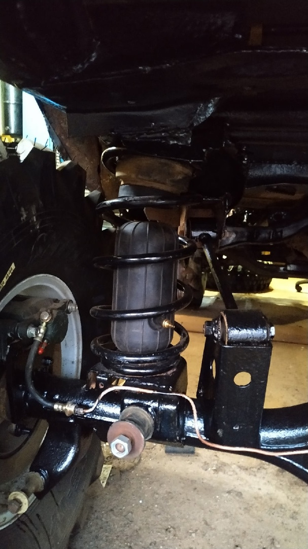 Пневма на зад и новые пружины. — Great Wall Safe, 3 л, 2005 года ...