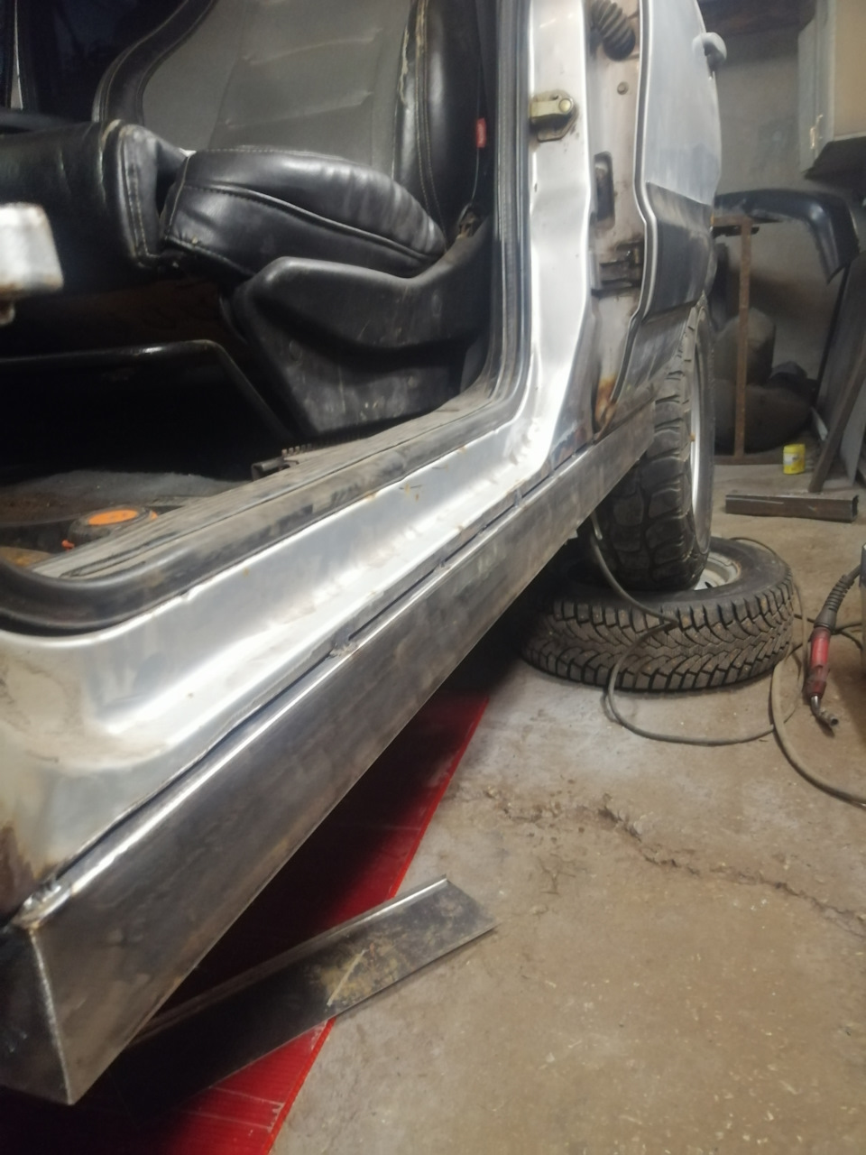 Замена порогов часть 2 — Chevrolet Niva (1G), 1,7 л, 2005 года ...
