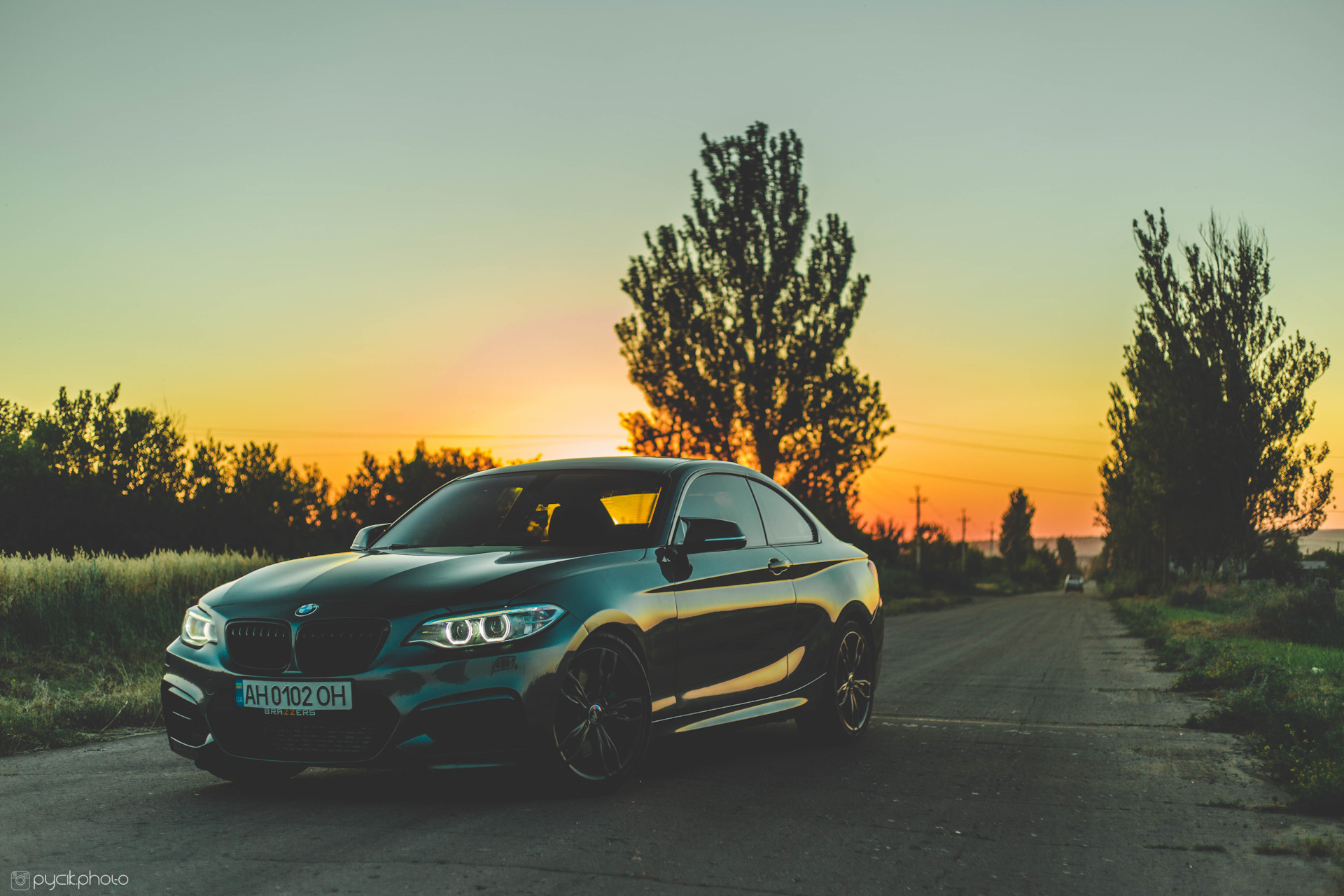 BMW e60 закат