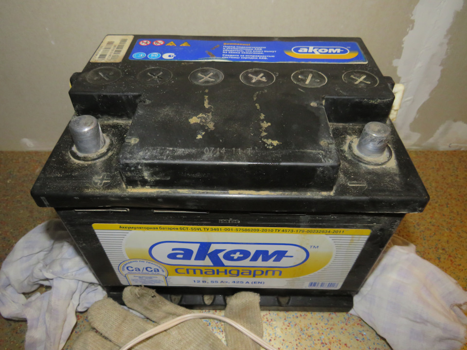 У любви у нашей села батарейка… — Lada Гранта лифтбек, 1,6 л, 2014 года ...