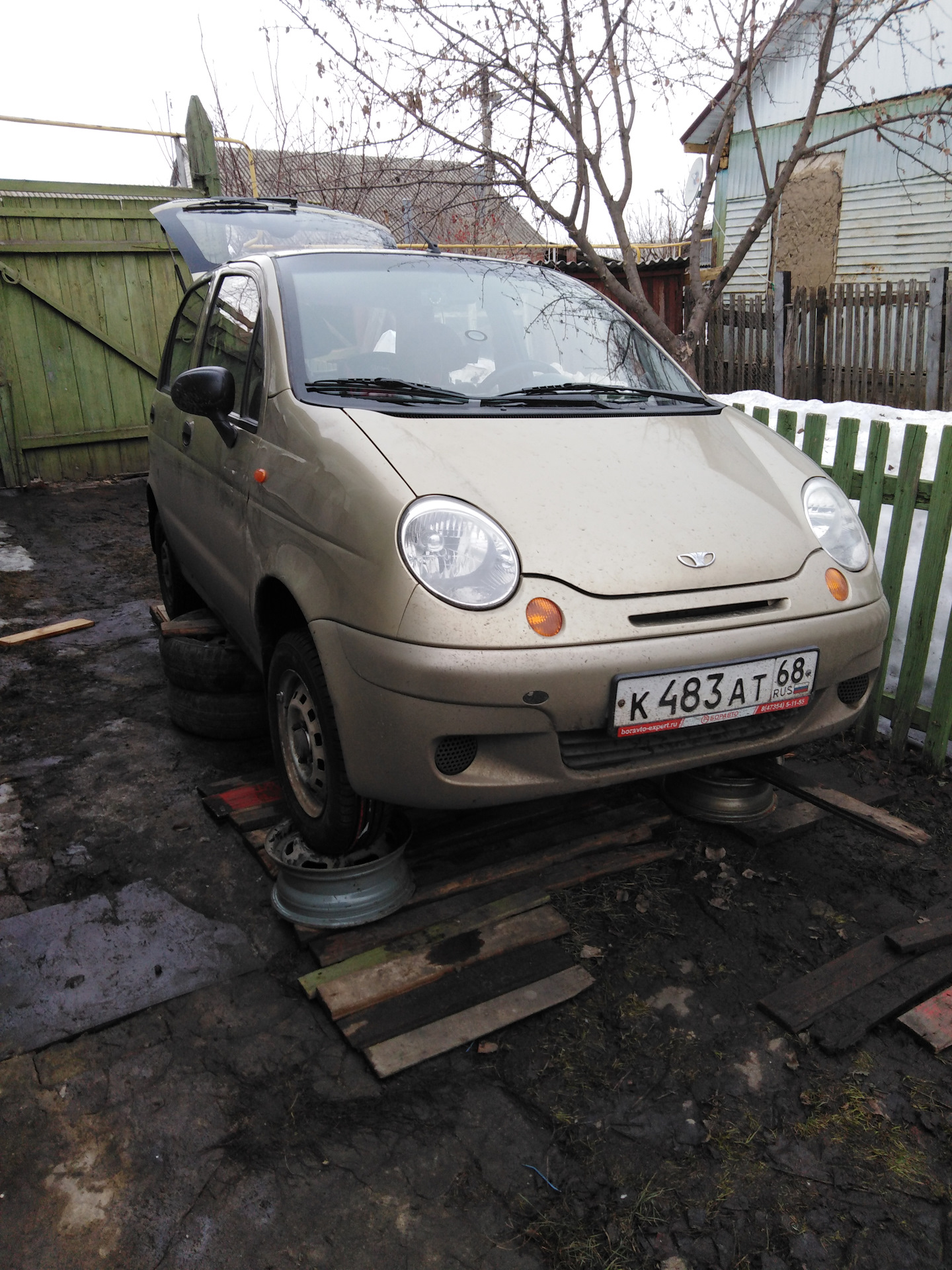 Замена резонатора и приемной трубы на матизе — Daewoo Matiz (M100, M150),  0,8 л, 2006 года | своими руками | DRIVE2