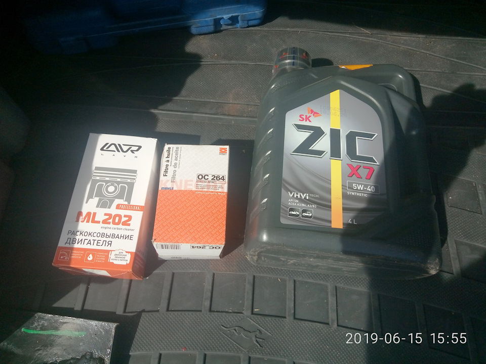 Раскоксовка двигателя. Замена масла и свеч. — Skoda Superb Mk1, 2 л ...