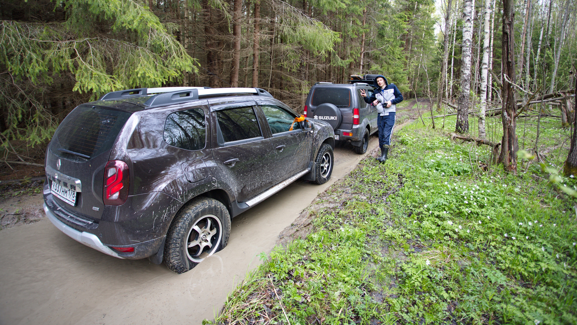 Ремонт дастера своими Дастер в болоте или ДДФ без П - Renault Duster (1G), 2 л, 2016 года покатушки DR