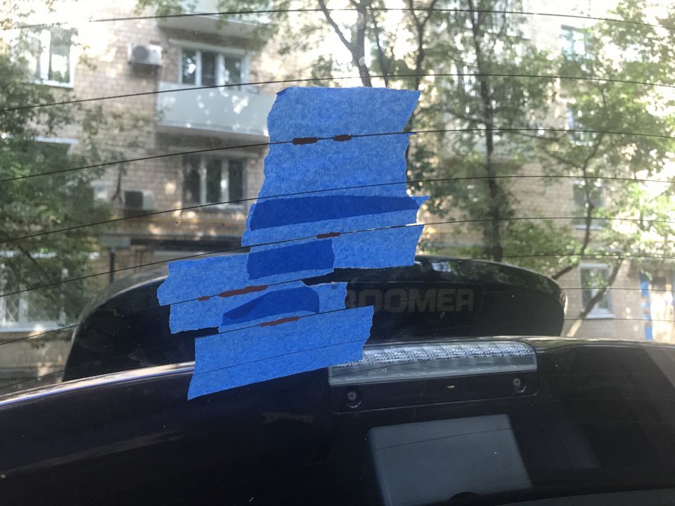 Попытка восстановить нити обогрева заднего стекла — Mazda 3 (1G) BK, 1 ...