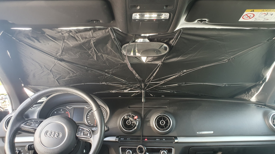 Защита салона от солнца (Зонт от солнца в салон) — Audi A3 Sportback ...
