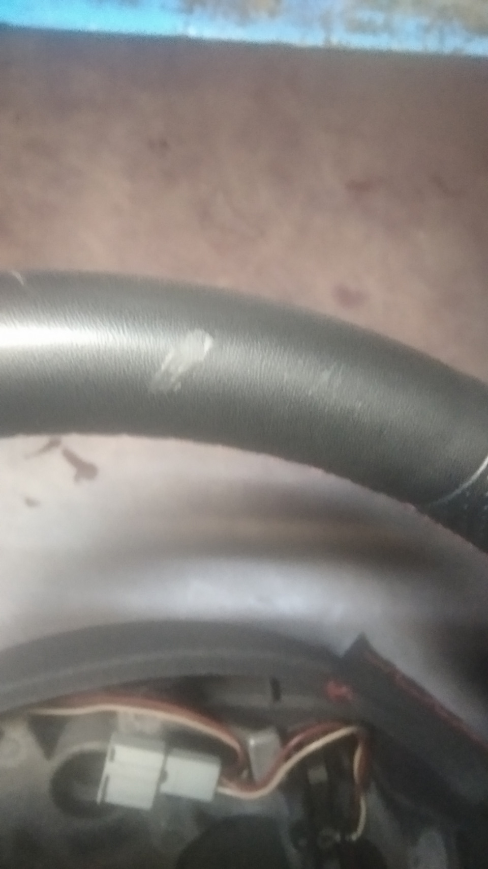 Ремонт руля замена обшивки — Renault Megane II, 1,6 л, 2007 года ...