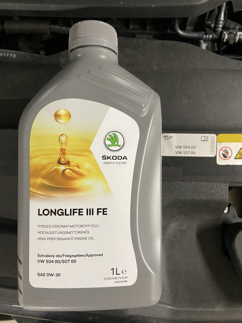 GS55545F2 Longlife III 0W-30 (Skoda Logo) 1 л VAG | Запчасти на DRIVE2