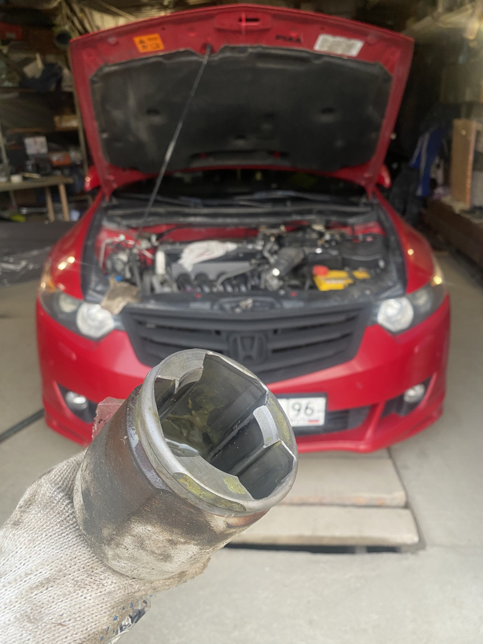 Боремся с вибрацией. Продолжение — Honda Accord (8G), 2,4 л, 2008 года ...