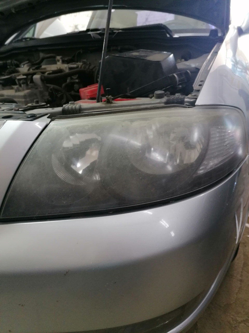 фары — Nissan Almera Classic (B10), 1,6 л, 2011 года | визит на сервис ...