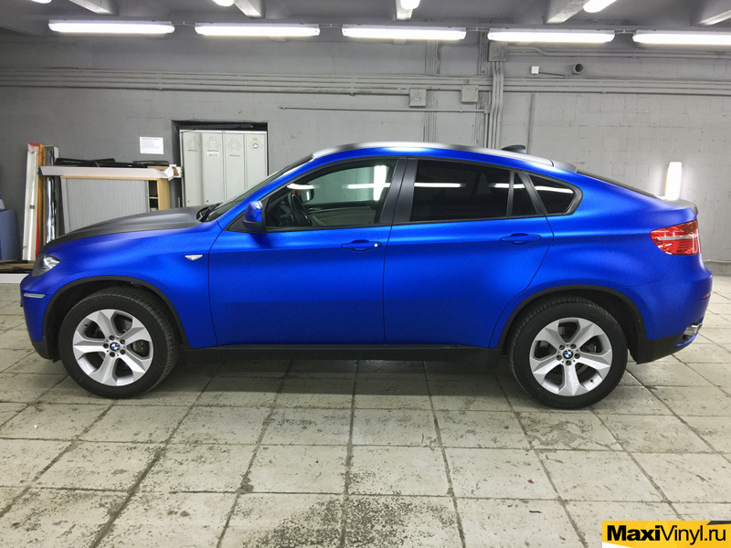 BMW x6 темно синий