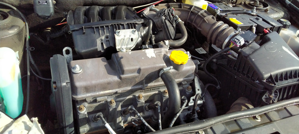 Мойка мотора и настройка клапанов — Lada Гранта лифтбек, 1,6 л, 2018 ...