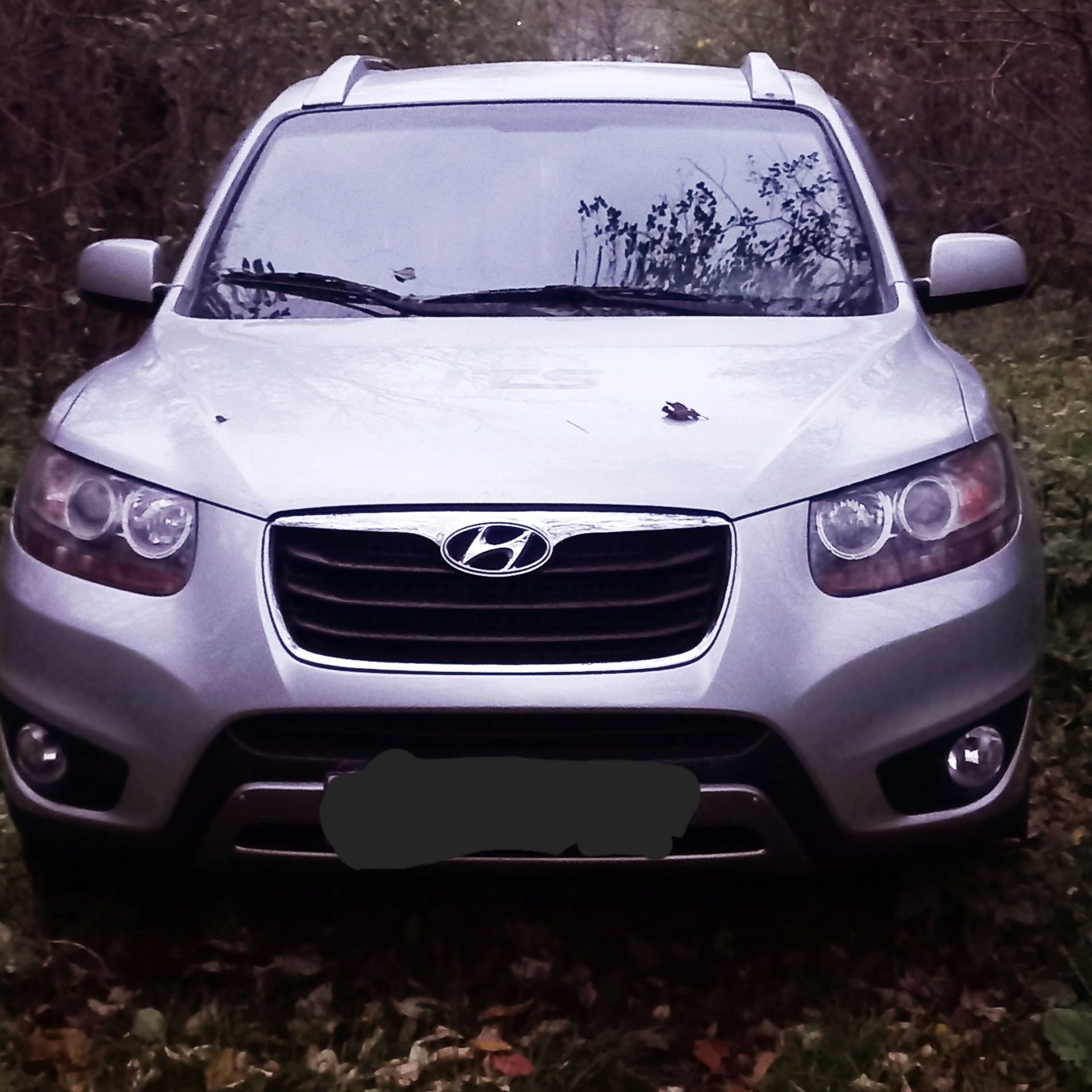 Передний бампер рестайлиг Санта фе 2 дизель 2.2 дорест. — Hyundai Santa ...