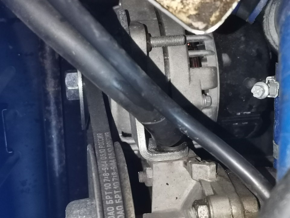 Установка генератора от нивы 21214 на 140а и редукторного стартера ...