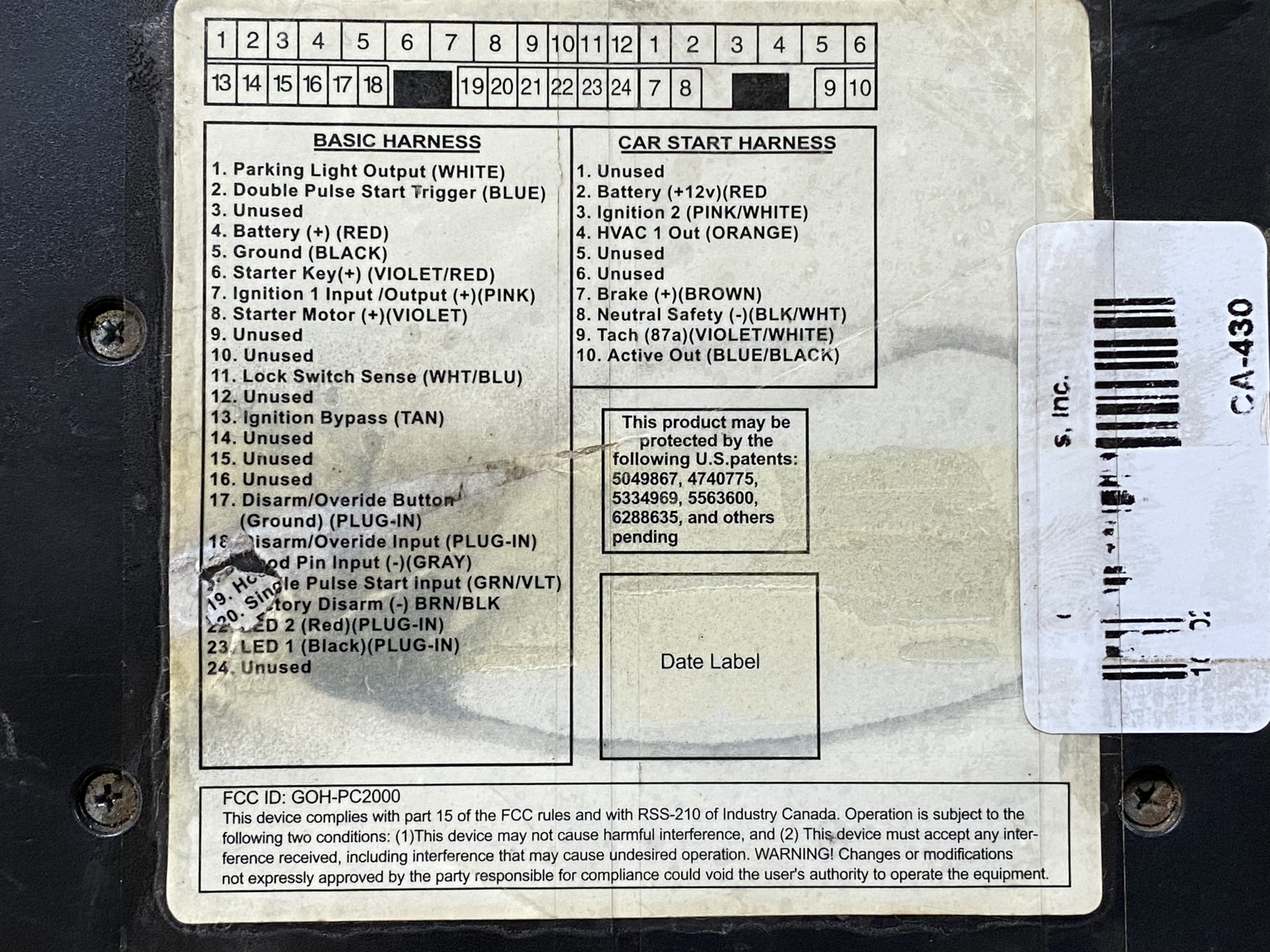 Что ты такое?! Code Alarm ca-430. Автозапуск из Америки? — Volvo XC90 ...