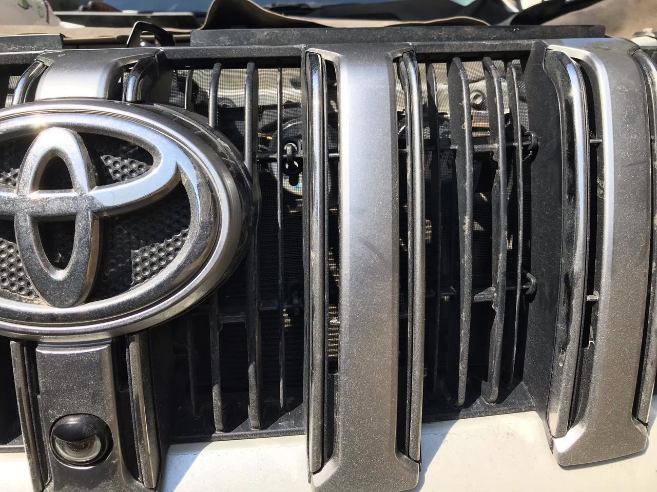 Сетка в решетку радиатора — Toyota Land Cruiser Prado 150-series, 2,8 л ...