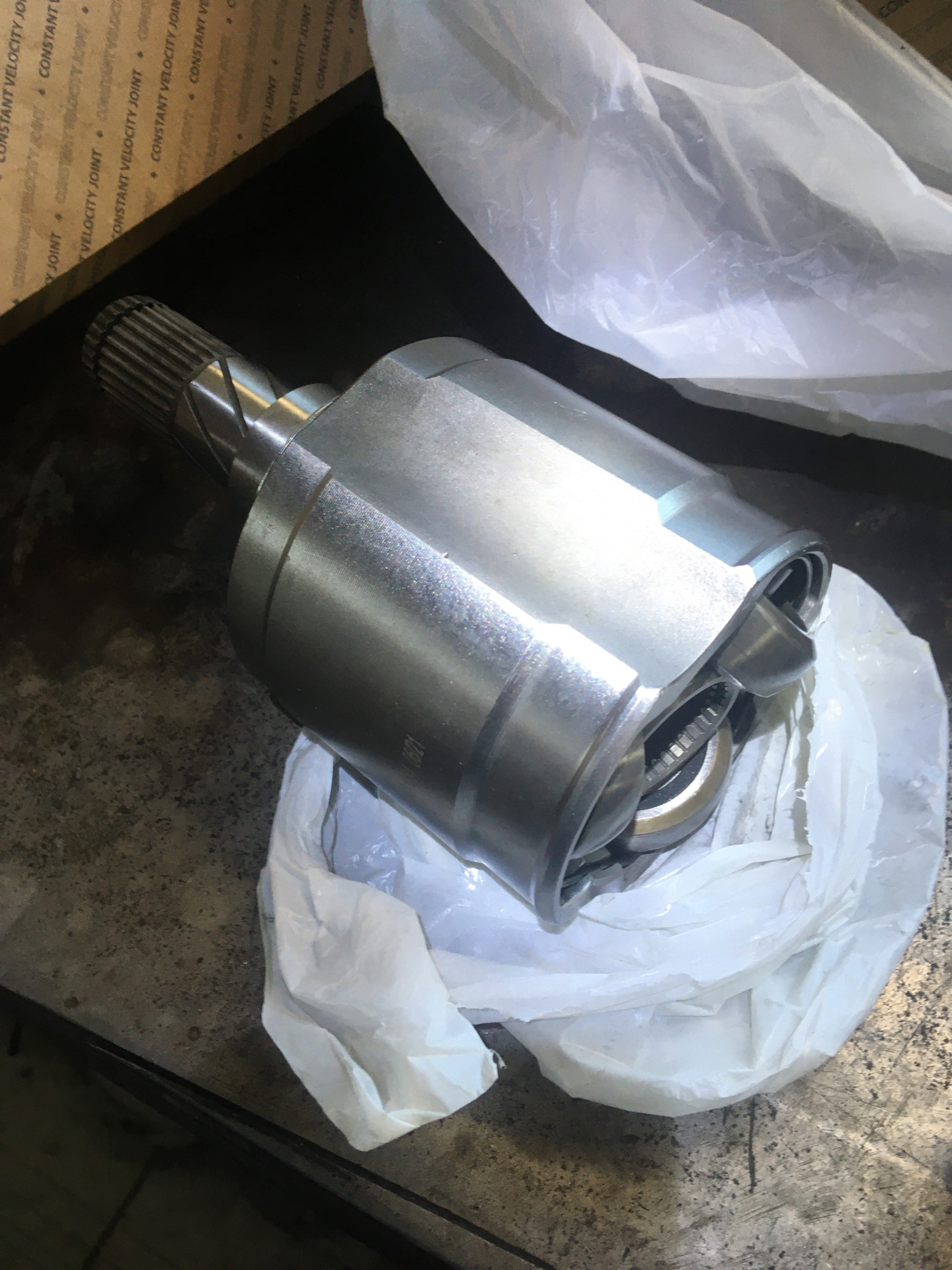 Замена внутренних гранат — Mitsubishi Outlander XL, 2,4 л, 2010 года ...