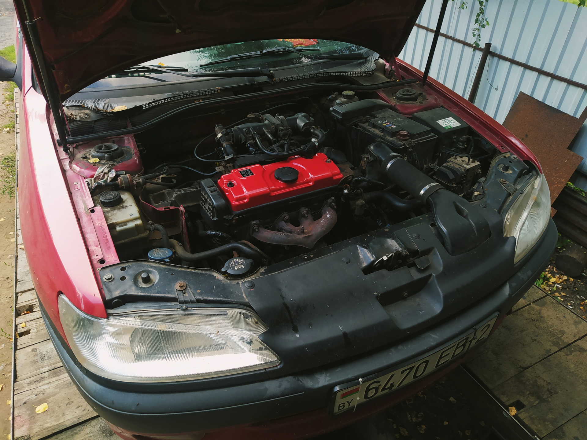 Ремень в обход кондиционера Пежо 306 1.6 бензин. — Peugeot 306, 1,6 л ...