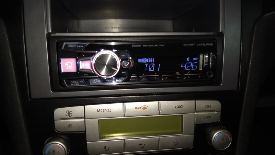 Магнитола 1 DIN взамен штатной. — Ford S-Max (1G), 2 л, 2006 года ...