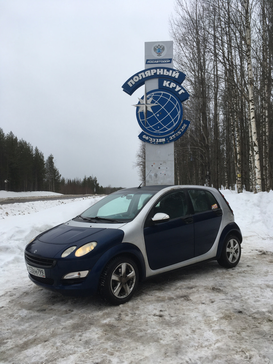 Москва — Кировск. Мы поехали в Хибины — Smart forfour (1G), 1,3 л, 2005  года | путешествие | DRIVE2