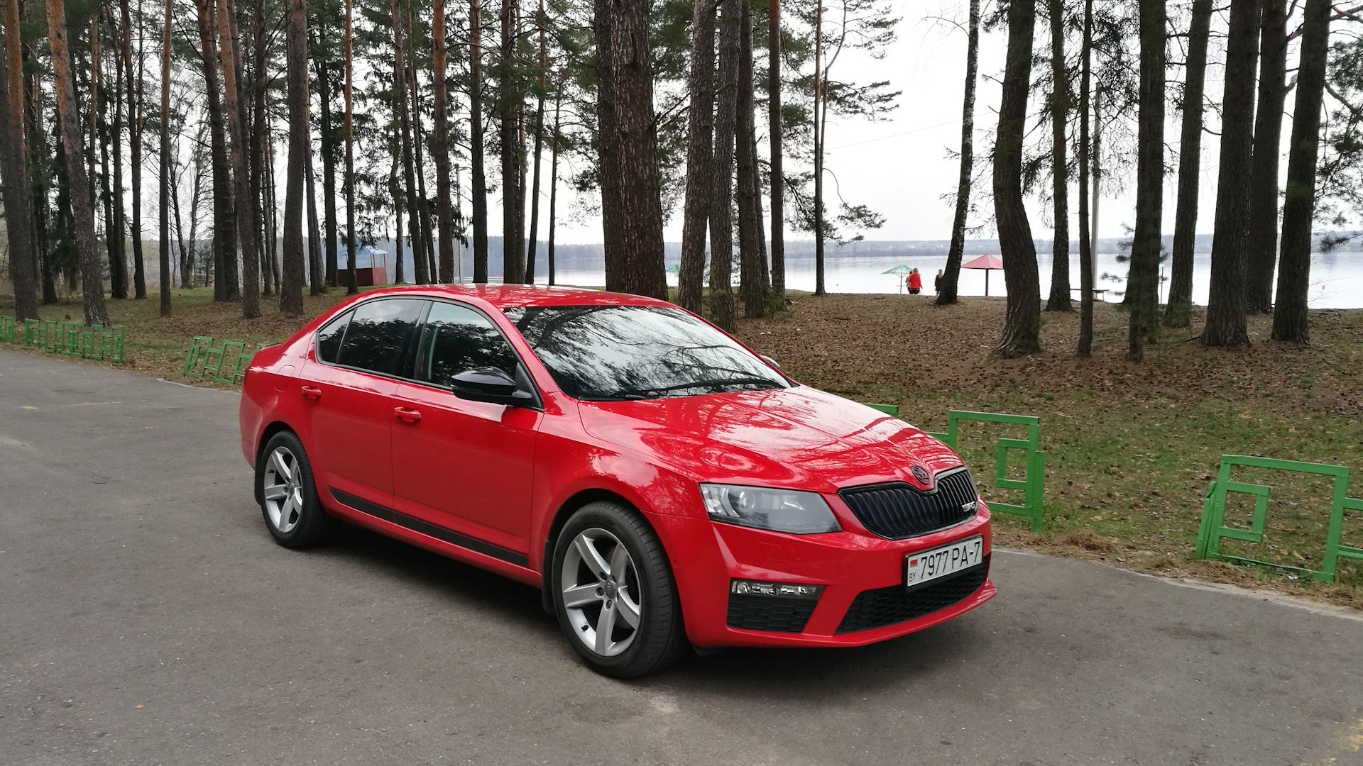 Skoda corrida Red. Octavia Red hot.