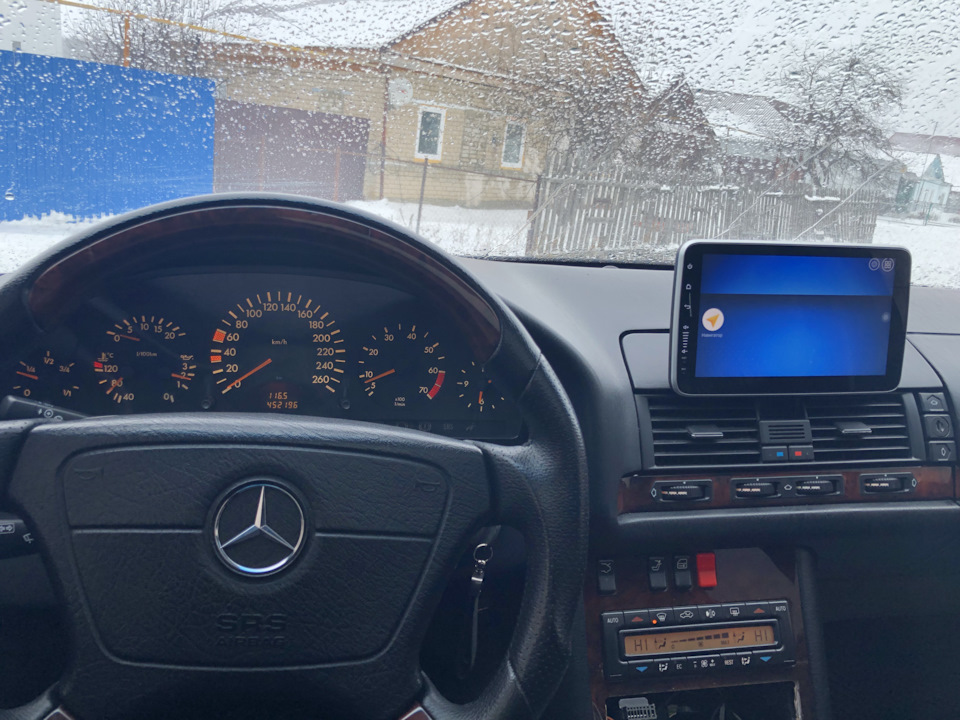 android магнитола — Mercedes-Benz S-Class (W140), 3,2 л, 1997 года ...