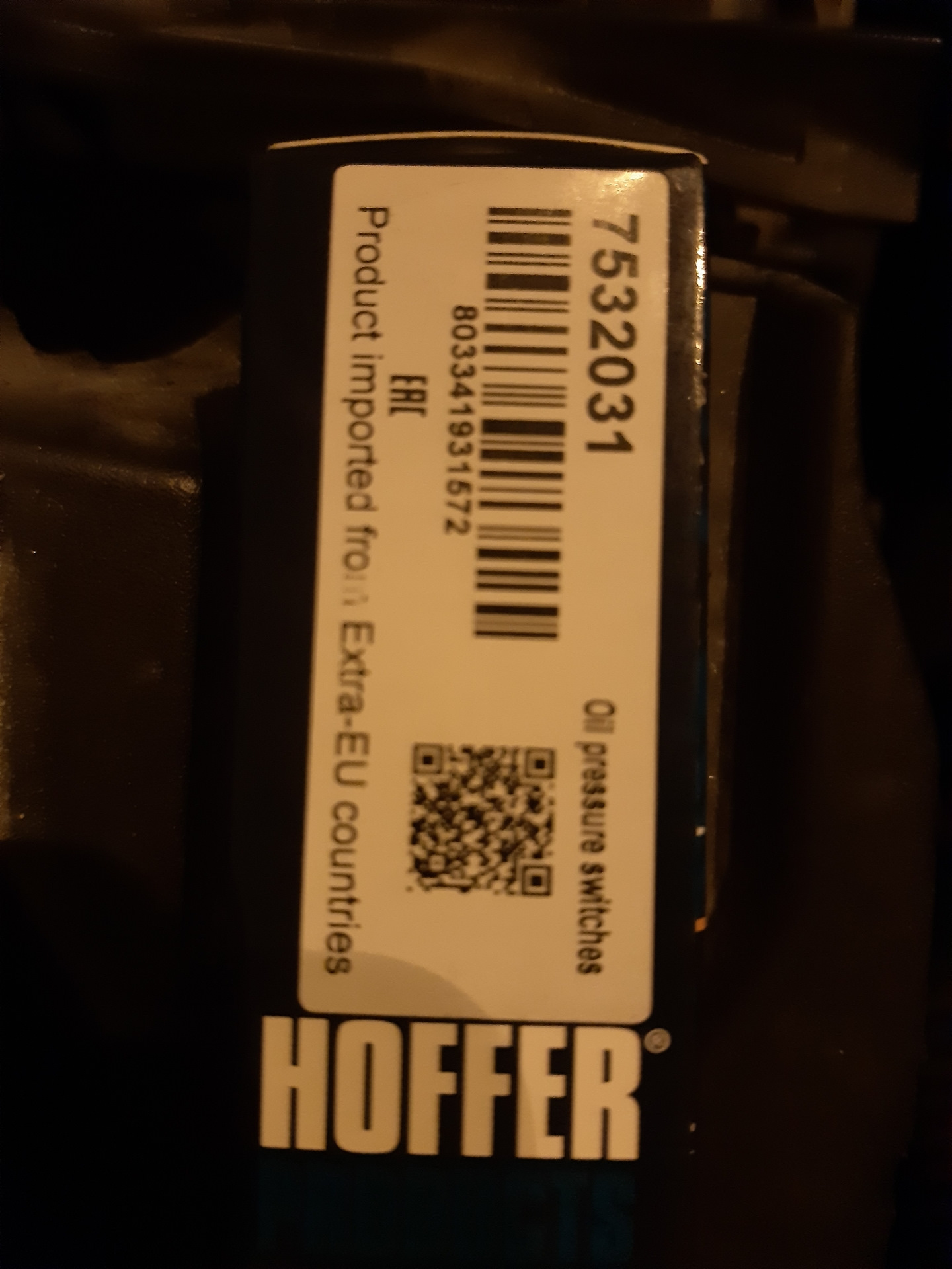 Engine pressure too low