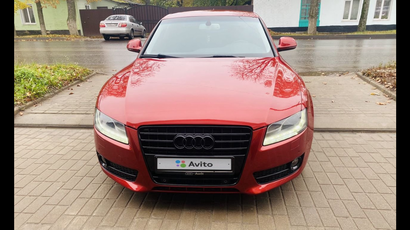 Audi A5 (1G) 3.2 бензиновый 2007 | Цвет вишневый. Объём 3.2 на DRIVE2