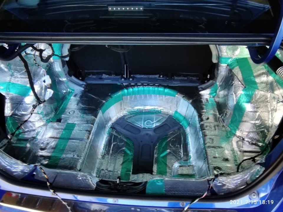 Виброизоляция багажника. — Lada Vesta (1G), 1,6 л, 2020 года | стайлинг ...