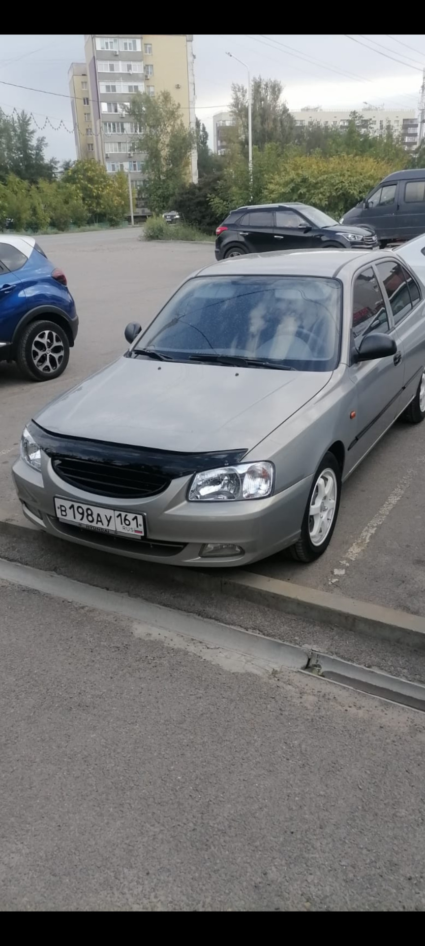 Повесть о колхозе 😎 — Hyundai Accent (2G), 1,5 л, 2008 года | аксессуары |  DRIVE2