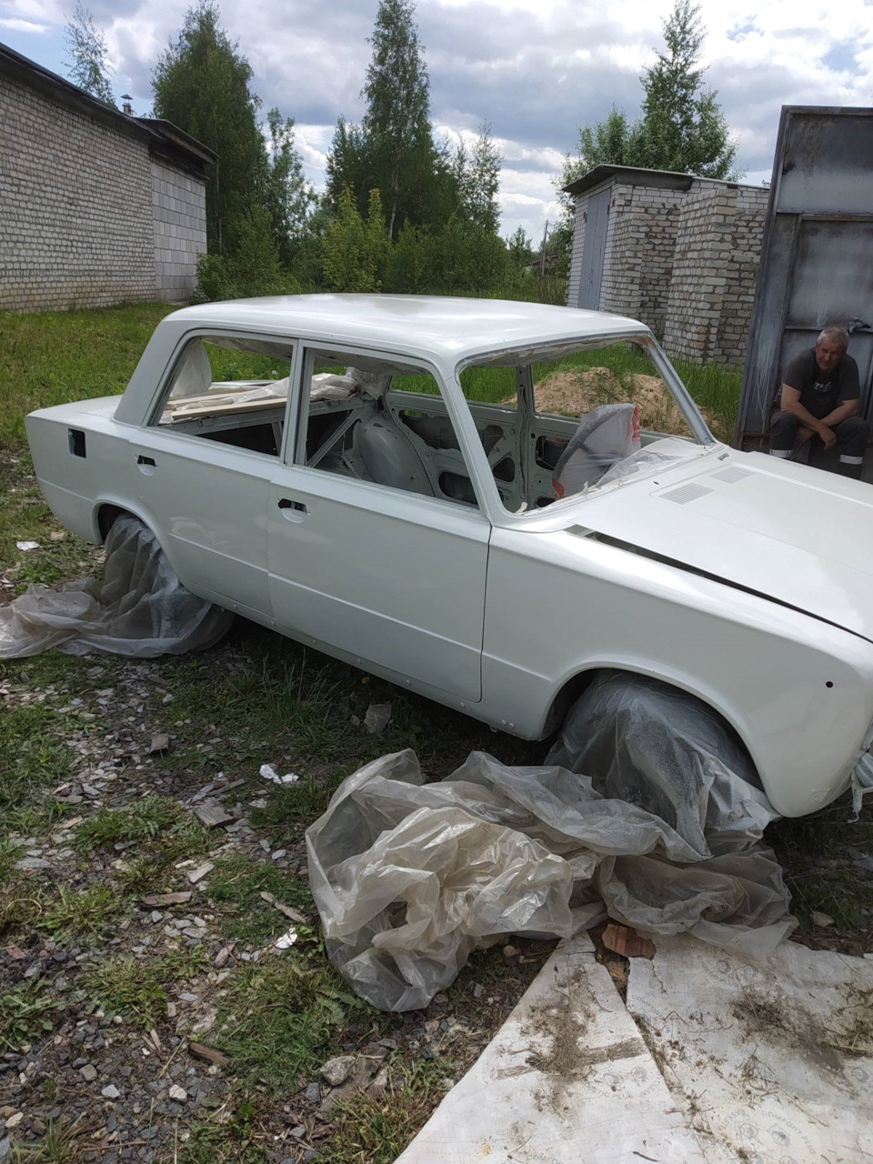 Долгожданная покраска — Lada 2101, 1,2 л, 1974 года | кузовной ремонт |  DRIVE2