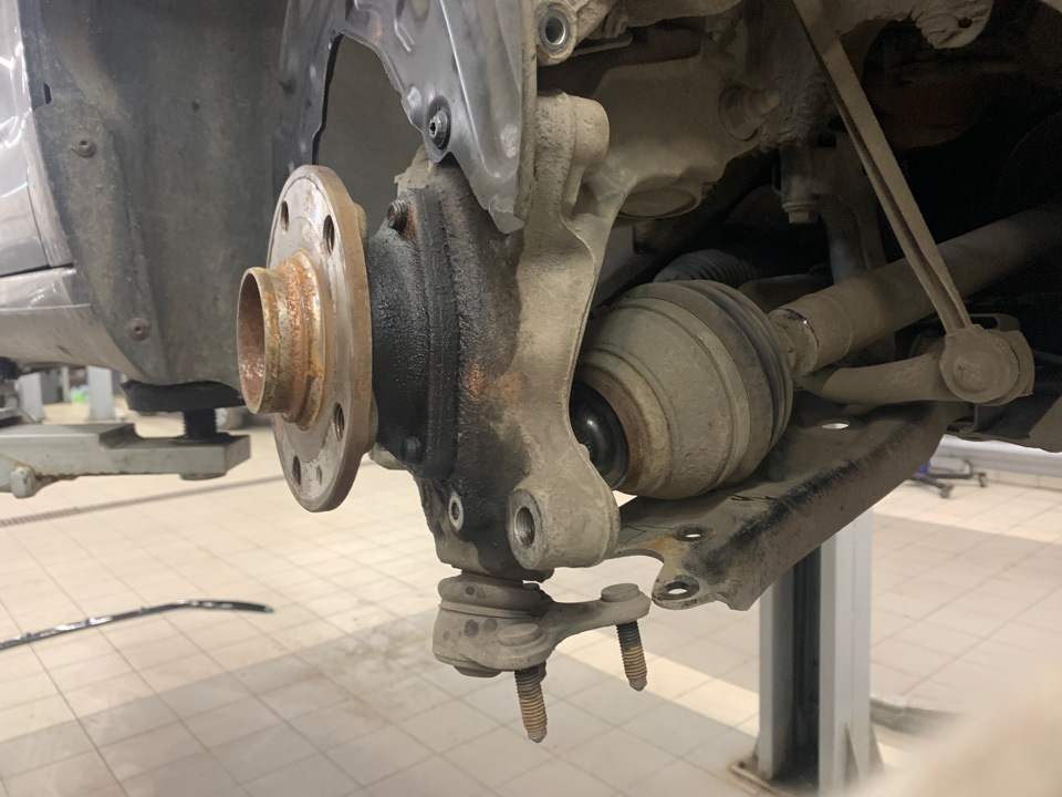Замена ступицы, гул подшипника=( — Skoda Octavia A7 Mk3, 1,8 л, 2016 ...