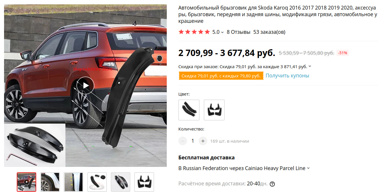 Накладки На Двери Шкода Карок Купить
