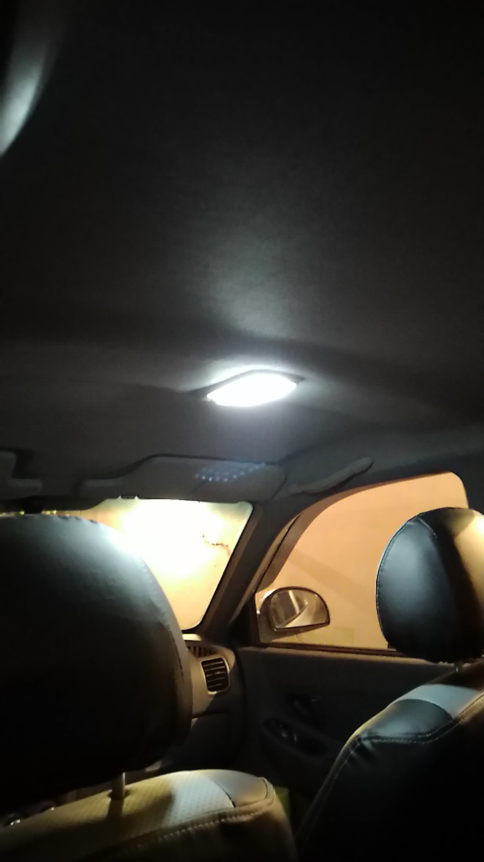 Светодиодная плата в плафон. — Hyundai Accent (2G), 1,5 л, 2005 года ...