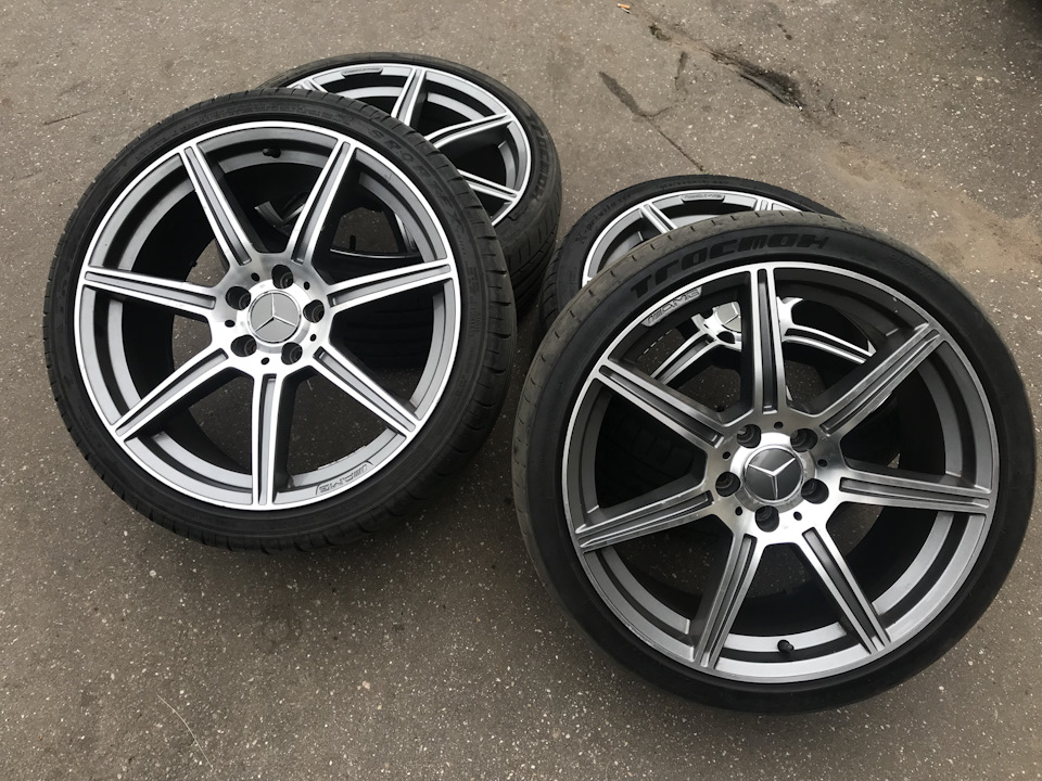7 лучевые AMG e63s — Mercedes-Benz E-Class (W212), 3,5 л, 2012 года ...