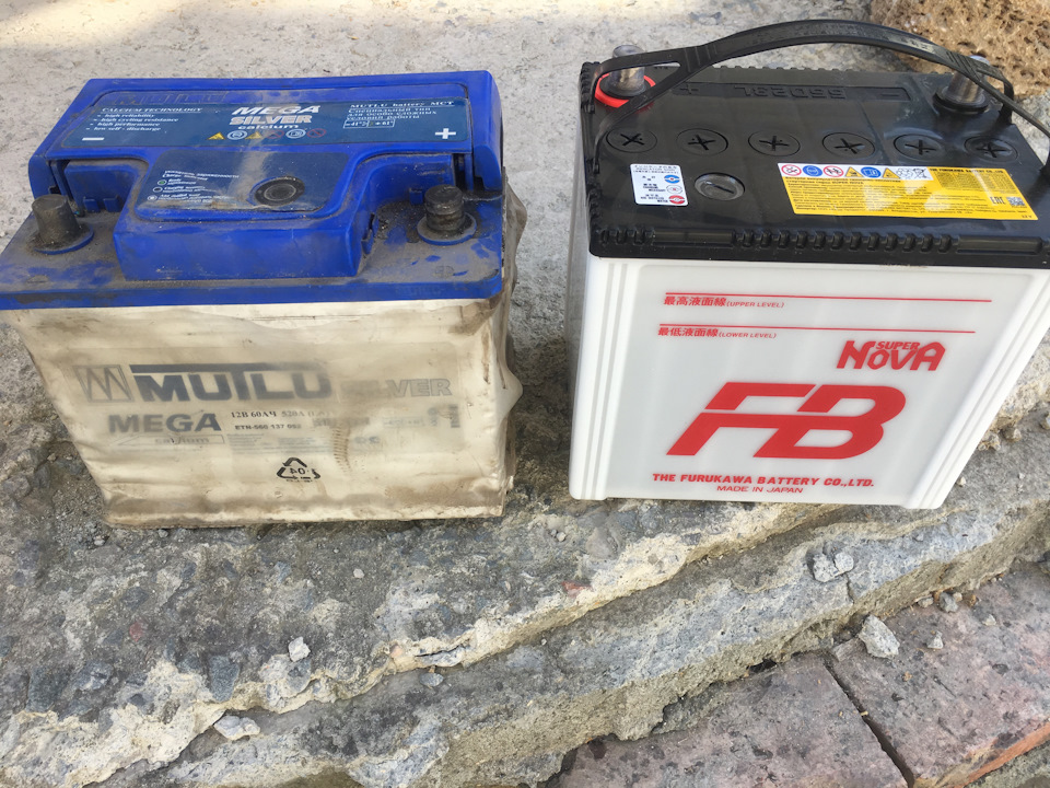 Установка японского аккумулятора Furukawa Battery или как отработал ...