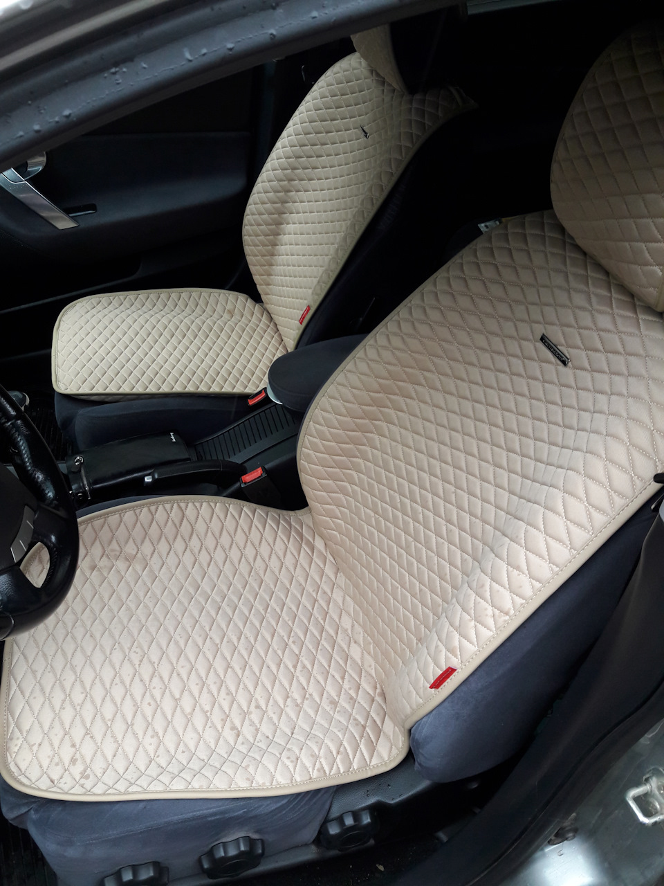 Накидки на передние сиденья — Nissan Primera (P12), 1,6 л, 2005 года ...