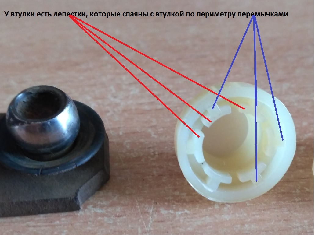 втулки трапеции дворников 2108