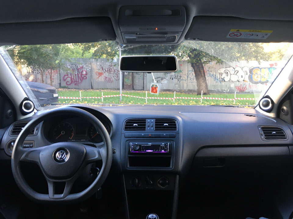 19. Итоговый вид стоек с твитерами Best Balance B26T. — Volkswagen Polo ...