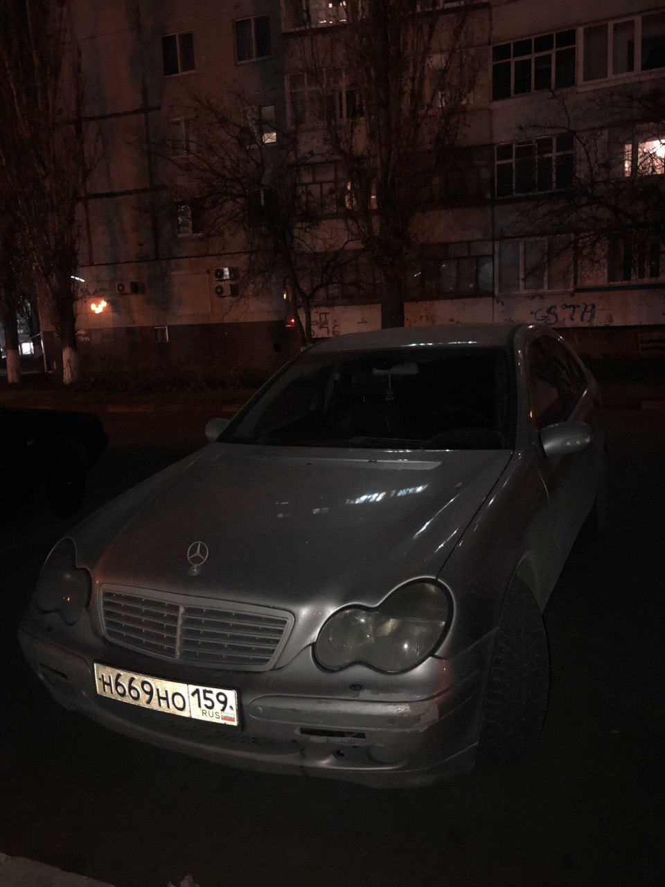 До/после — Mercedes-Benz C-class (W203), 1,8 л, 2003 года | кузовной ремонт  | DRIVE2