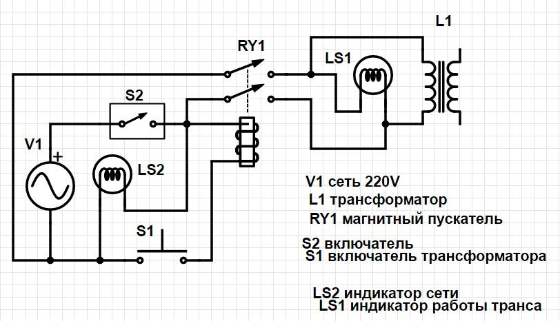 Схема точечной сварки