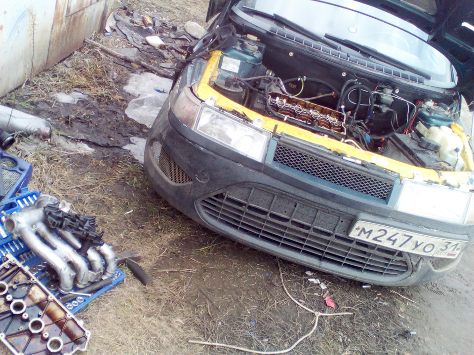 Течь масла из под клапанной крышки — Lada 21113, 1,5 л, 2001 года ...