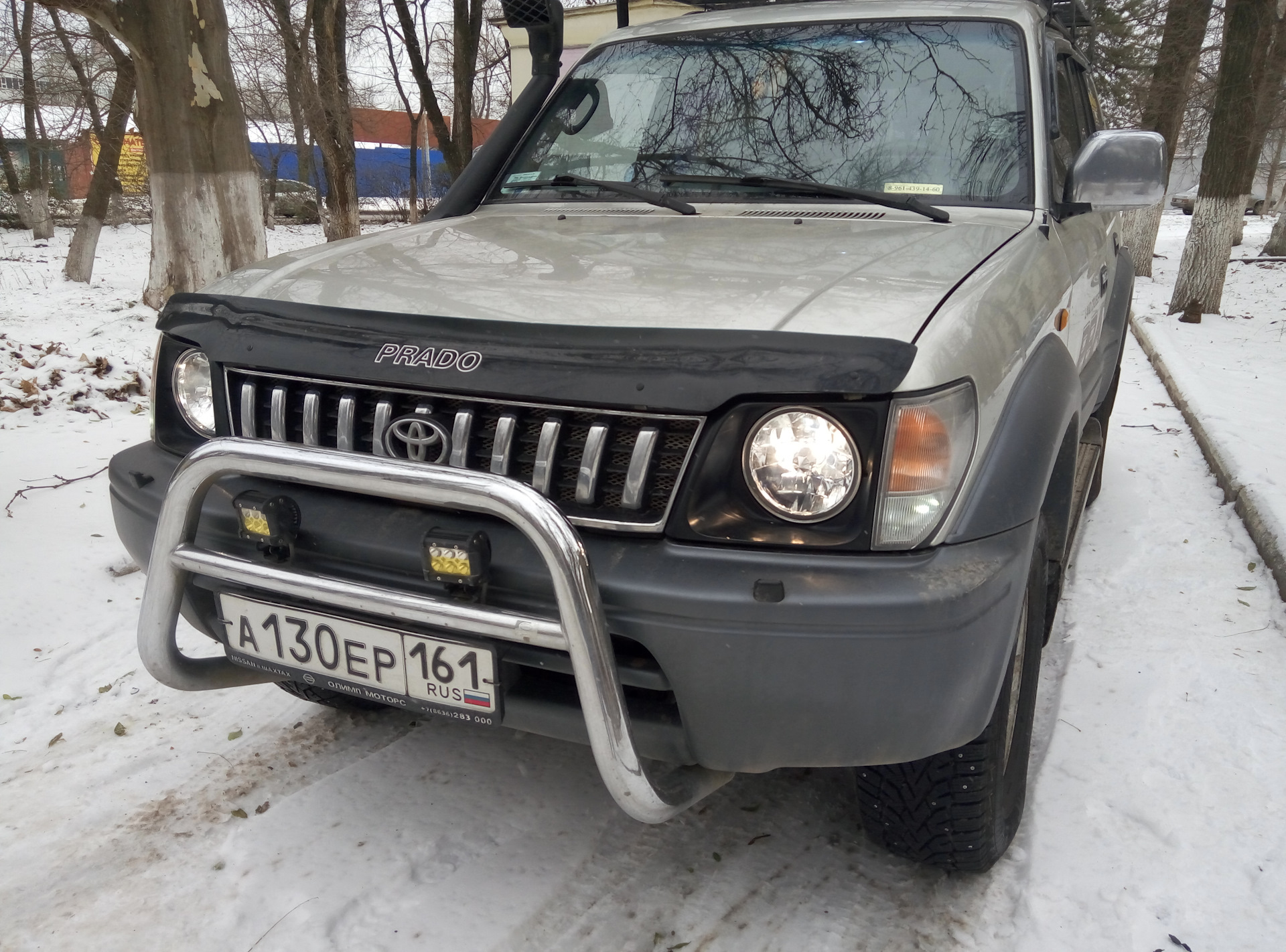 Prado 90 фары круглые