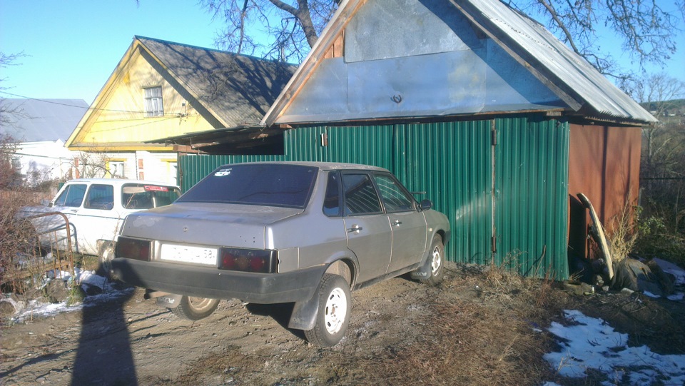 переобул машинку и поменял тосол — Lada 21099, 1,5 л, 1997 года ...