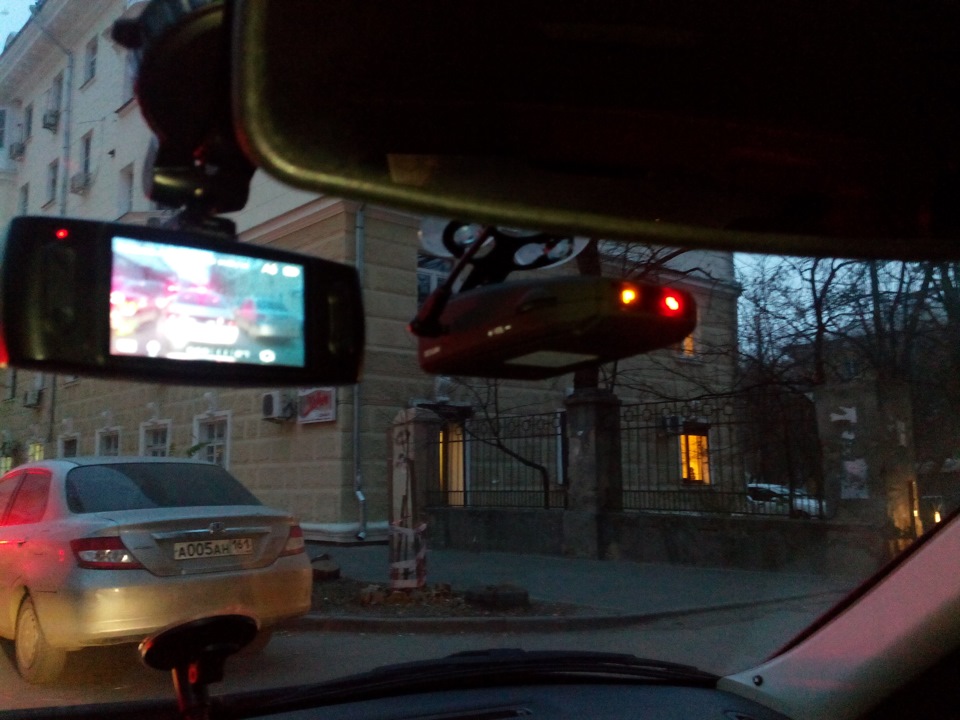 Радар-детектор и БК Штат-Х1 — Lada Приора хэтчбек, 1,6 л, 2011 года ...