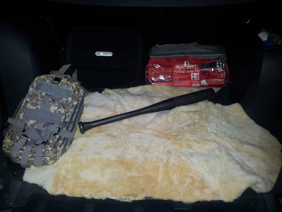 Коврик в багажник — Mitsubishi Outlander XL, 2,4 л, 2012 года | просто ...