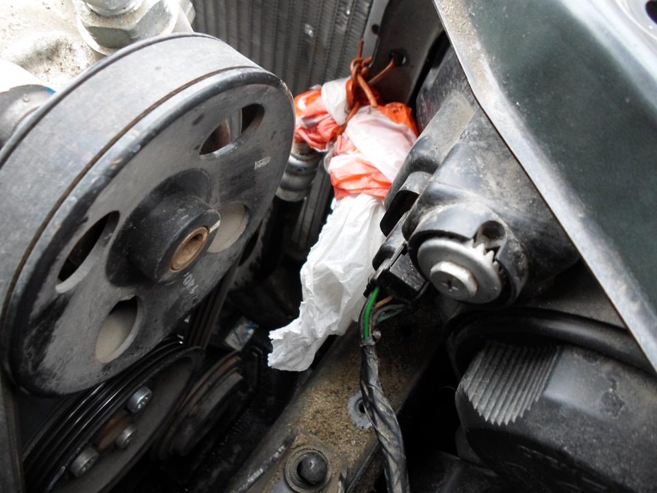 замотал шлаг от грязи перед поездкой к паяльщику — Daewoo Gentra
