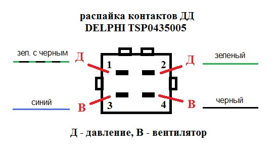 Rt 12 30 распайка датчика TSP0435005 Переключатель давления Delphi Запчасти на DRIVE2