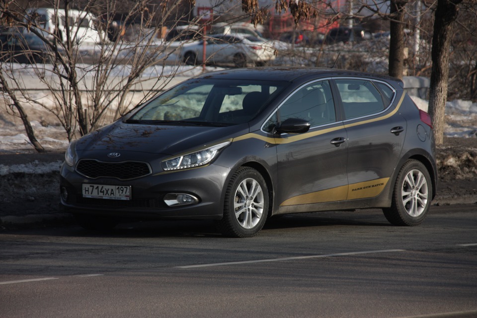 Kia Ceed вид сверху